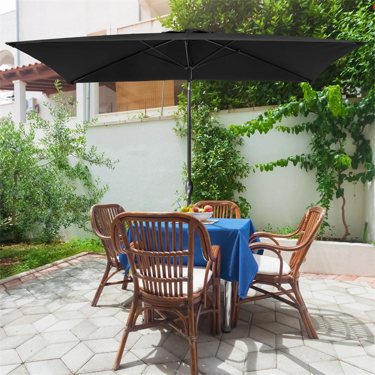 10x 6.5FT مستطیل مارکیٹ چھتری