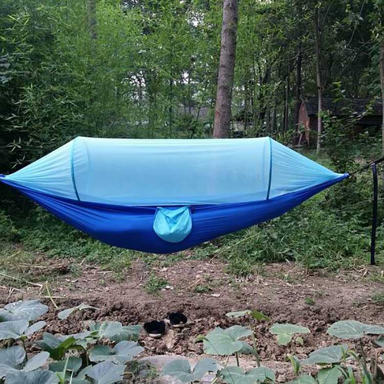 Pop Up Mosquito Net کے ساتھ کیمپنگ Hammock