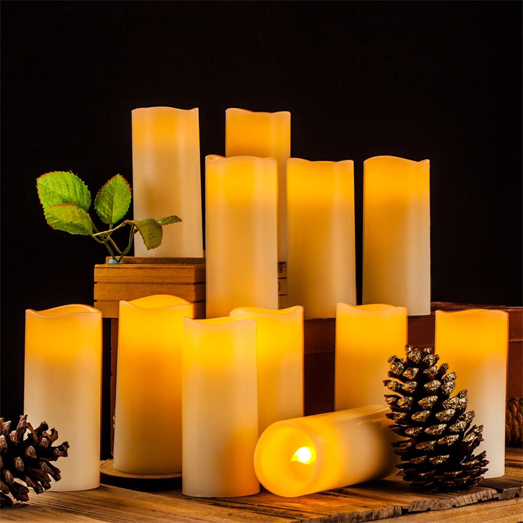 flameless LED جعلی موم بتیاں